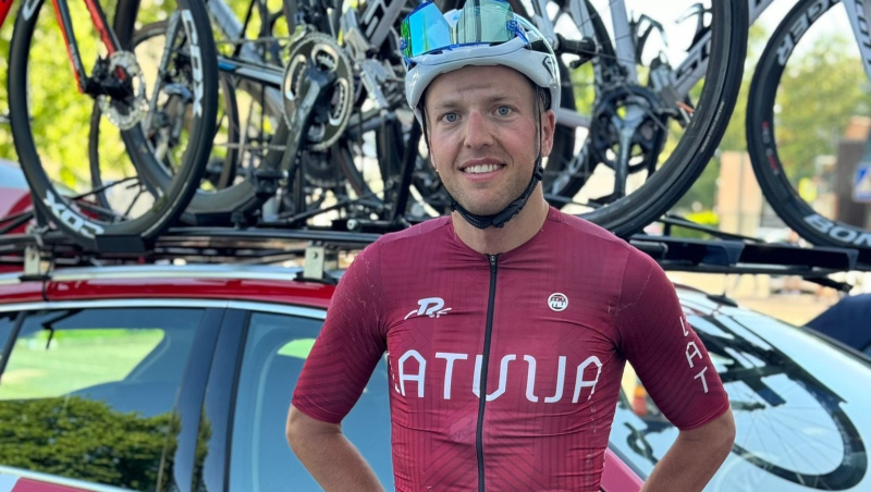 Riteņbraucējs Bogdanovičs izcīna 2. vietu “Tour of Estonia” pirmajā posmā