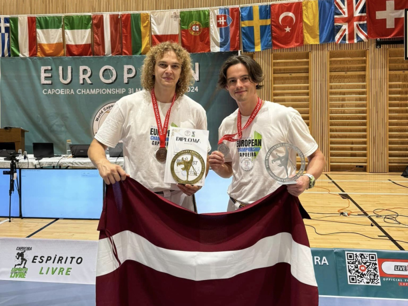 Ikvilds Eiropas čempionātā Kapueirā izcīna 2. vietu
