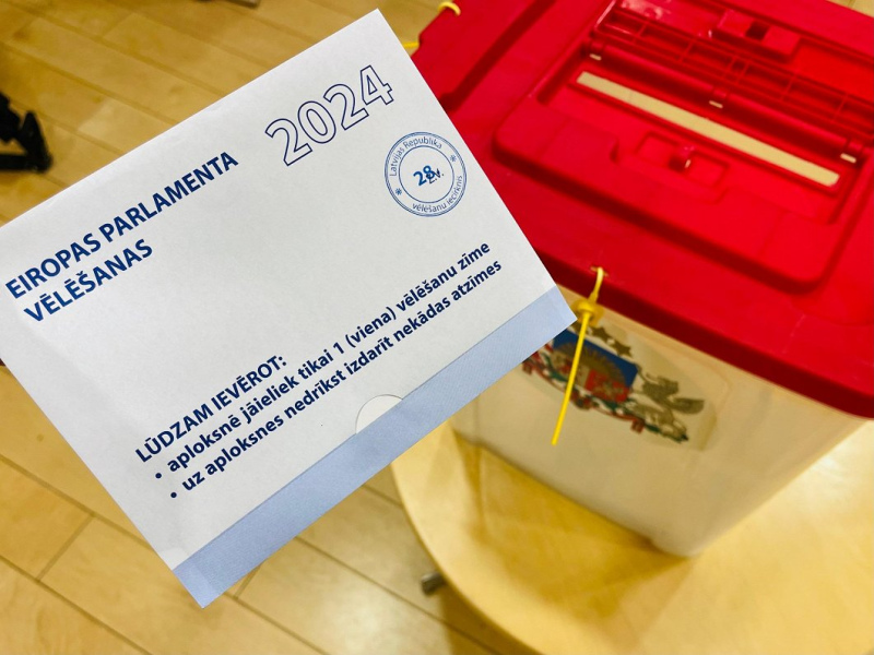 Latvijā divās iepriekšējās nobalsošanas dienās Eiropas Parlamenta vēlēšanās piedalījušies vismaz 4,1% vēlētāju