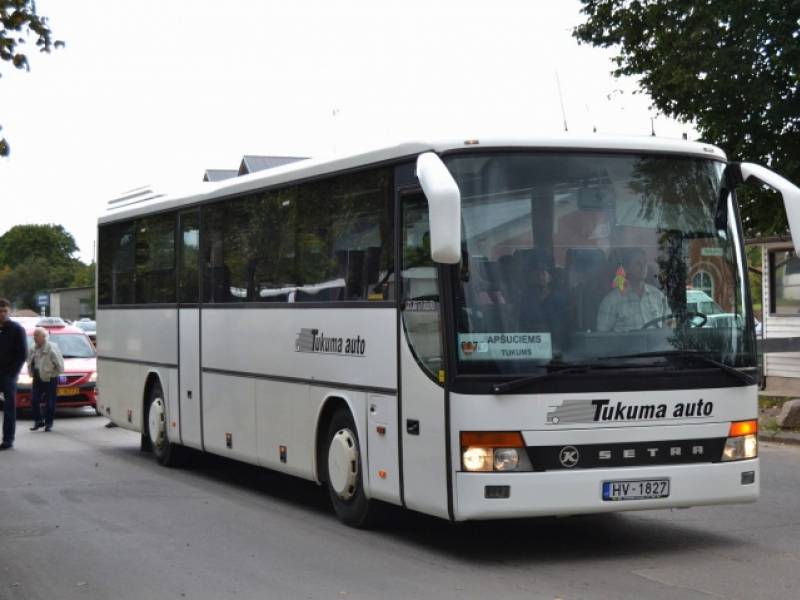 Būs izmaiņas trīs autobusa maršrutos savienojumā ar Tukumu