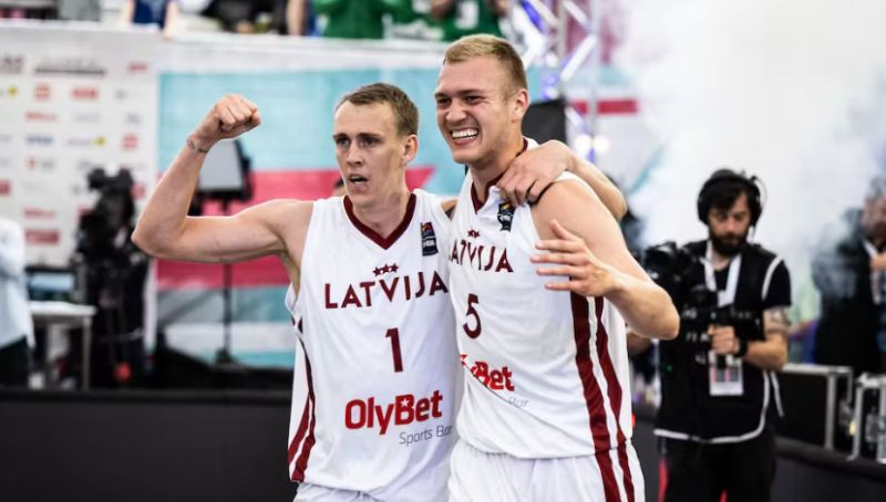 "Kandava/Turība" basketbolisti Lācis un Raimo dosies uz Parīzes olimpiskajām spēlēm