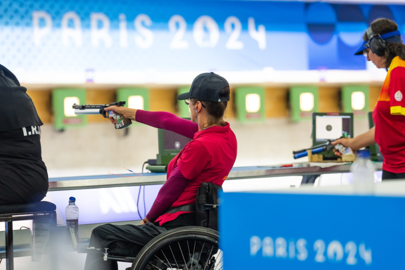 Kanopkai Parīzes paralimpiskajās spēlēs 16.vieta desmit metru šaušanā ar pistoli